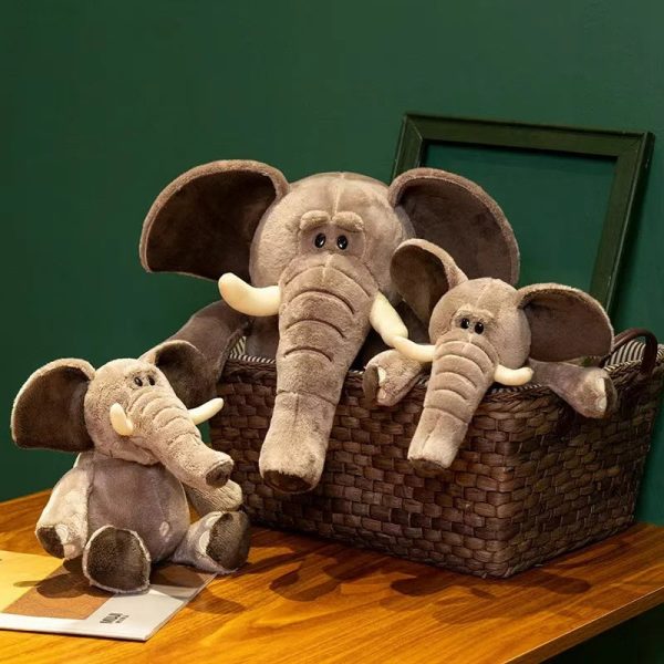 Plush Elephant Stuffed Toy - Adorable Home Decor & Perfect Gift!
