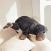 Plush Grey Platypus Pillow - Super Soft & Cuddly Toy for All Ages