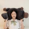 Plush Grey Platypus Pillow - Super Soft & Cuddly Toy for All Ages