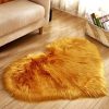 Plush Heart Shaped Carpet Non-Slip Mat Fluffy Rug Floor