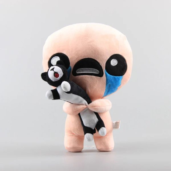 Plush Isaac Doll with Black Cat