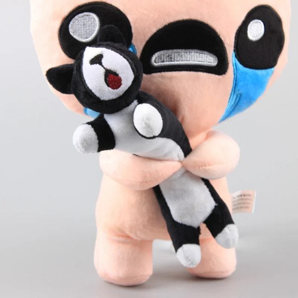 Plush Isaac Doll with Black Cat