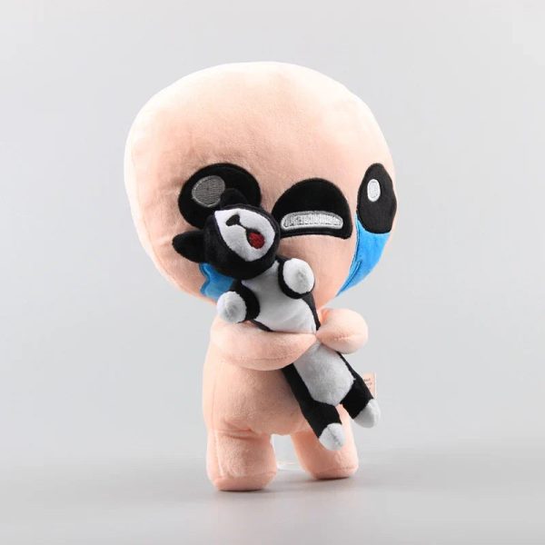 Plush Isaac Doll with Black Cat