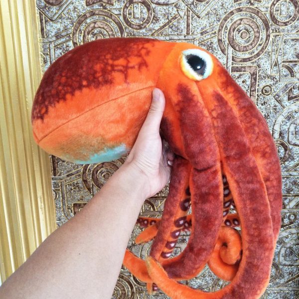 Plush Orange Octopus Toy - Perfect Birthday Gift for Kids!