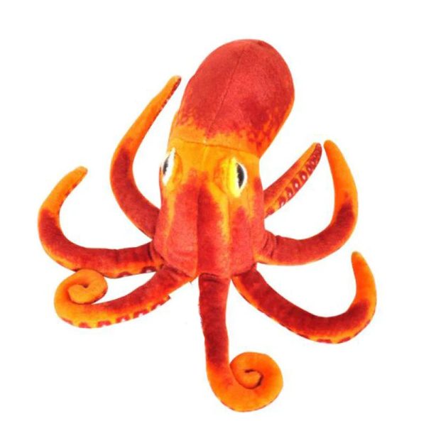 Plush Orange Octopus Toy - Perfect Birthday Gift for Kids!
