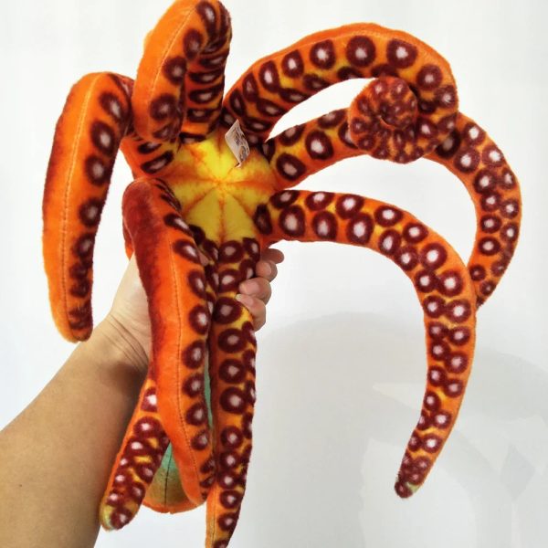 Plush Orange Octopus Toy - Perfect Birthday Gift for Kids!