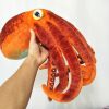 Plush Orange Octopus Toy - Perfect Birthday Gift for Kids!