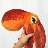 Plush Orange Octopus Toy - Perfect Birthday Gift for Kids!