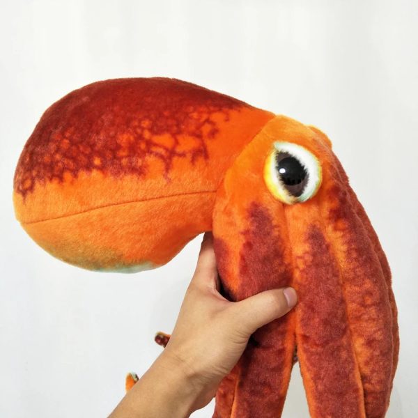 Plush Orange Octopus Toy - Perfect Birthday Gift for Kids!