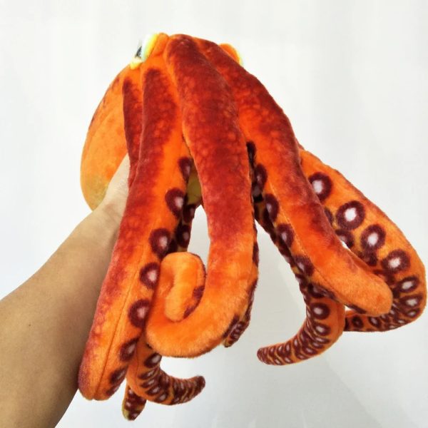 Plush Orange Octopus Toy - Perfect Birthday Gift for Kids!