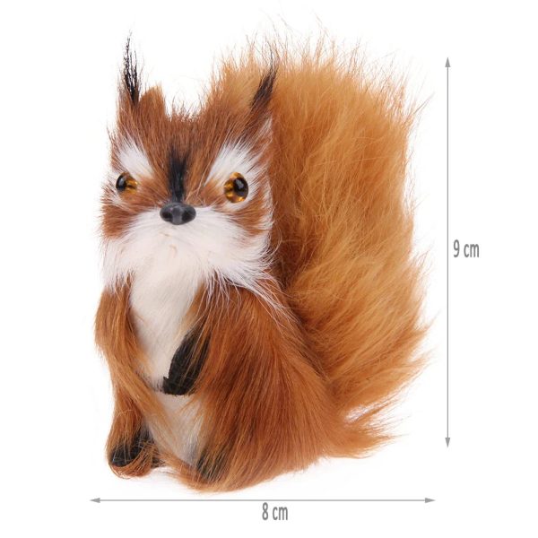 Plush Squirrel Desk Ornament