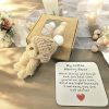 Pocket Worry Bear Plush with Encouragement Card Gift Box