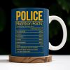 Police Nutrition Facts, Police Car And Police Badge - Personalized Custom Coffee Mug - OFC011_MG Police Nutrition Facts, Police Car And Police Badge - Personalized Custom Coffee Mug - OFC011_MG