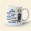Police Officer Fights Crime True Hero Personalized Mug Police Officer Fights Crime True Hero Personalized Mug