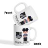 Police Thin Blue Line Personalized Mug, Appreciation Gift, Christmas Gift For Colleagues, Boss, Police Officers, Sheriff, Deputy Sheriff
