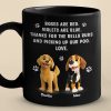 Poop Patrol Says Thank You - Dog Personalized Custom Black Mug - Gift For Pet Owners, Pet Lovers Poop Patrol Says Thank You - Dog Personalized Custom Black Mug - Gift For Pet Owners, Pet Lovers
