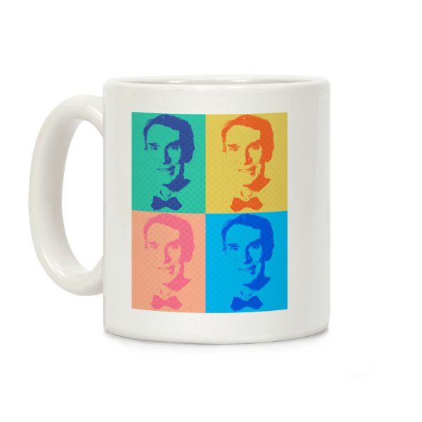 Pop Art Bill Nye Coffee Mug Pop Art Bill Nye Coffee Mug