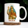 Pope Leo XIV Coffee Mug Featuring Pope and Virgin Mary - Personalized Custom Coffee Mug - FTH083_MG Pope Leo XIV Coffee Mug Featuring Pope and Virgin Mary - Personalized Custom Coffee Mug - FTH083_MG