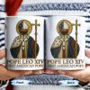 Pope Leo XIV First American Pope, Religious Attire and Cross - Personalized Custom Coffee Mug - FTH095_MG Pope Leo XIV First American Pope, Religious Attire and Cross - Personalized Custom Coffee Mug - FTH095_MG