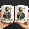 Pope Leo XIV First American Pope, Religious Attire and Cross - Personalized Custom Coffee Mug - FTH095_MG Pope Leo XIV First American Pope, Religious Attire and Cross - Personalized Custom Coffee Mug - FTH095_MG