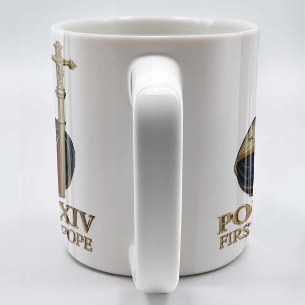 Pope Leo XIV First American Pope, Religious Attire and Cross - Personalized Custom Coffee Mug - FTH095_MG Pope Leo XIV First American Pope, Religious Attire and Cross - Personalized Custom Coffee Mug - FTH095_MG