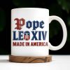 Pope Leo XIV Made In America, US Flag and Pope-themed Text - Personalized Custom Coffee Mug - FTH076_MG Pope Leo XIV Made In America, US Flag and Pope-themed Text - Personalized Custom Coffee Mug - FTH076_MG