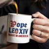 Pope Leo XIV Made In America, US Flag and Pope-themed Text - Personalized Custom Coffee Mug - FTH076_MG Pope Leo XIV Made In America, US Flag and Pope-themed Text - Personalized Custom Coffee Mug - FTH076_MG