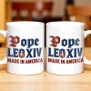 Pope Leo XIV Made In America, US Flag and Pope-themed Text - Personalized Custom Coffee Mug - FTH076_MG Pope Leo XIV Made In America, US Flag and Pope-themed Text - Personalized Custom Coffee Mug - FTH076_MG