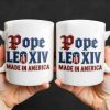 Pope Leo XIV Made In America, US Flag and Pope-themed Text - Personalized Custom Coffee Mug - FTH076_MG Pope Leo XIV Made In America, US Flag and Pope-themed Text - Personalized Custom Coffee Mug - FTH076_MG
