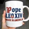 Pope Leo XIV Made In America, US Flag and Pope-themed Text - Personalized Custom Coffee Mug - FTH076_MG Pope Leo XIV Made In America, US Flag and Pope-themed Text - Personalized Custom Coffee Mug - FTH076_MG