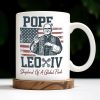 Pope Leo XIV, Shepherd Of A Global Flock, American Flag - Personalized Custom Coffee Mug - FTH088_MG Pope Leo XIV, Shepherd Of A Global Flock, American Flag - Personalized Custom Coffee Mug - FTH088_MG