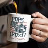 Pope Leo XIV, Shepherd Of A Global Flock, American Flag - Personalized Custom Coffee Mug - FTH088_MG Pope Leo XIV, Shepherd Of A Global Flock, American Flag - Personalized Custom Coffee Mug - FTH088_MG