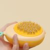 Portable Cat Grooming Massage Brush One-Button Remove
