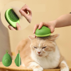 Portable Cat Grooming Massage Brush One-Button Remove