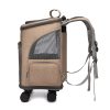 Portable Folding Pet Trolley With Convertible Backpack