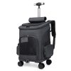 Portable Folding Pet Trolley With Convertible Backpack