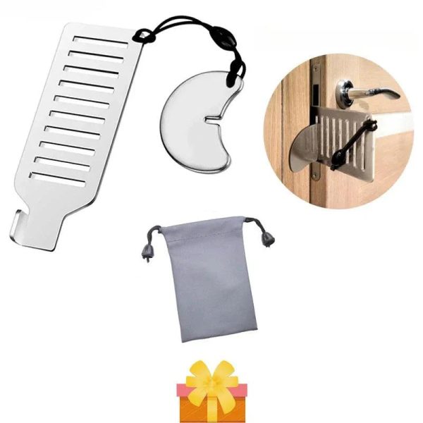 Portable Lock For Hotel Room Travel Anti-Theft Door Stopper Portable Lock For Hotel Room Travel Anti-Theft Door Stopper