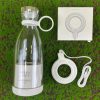 Portable Mini Juice Blender Bottle With Wireless Charging