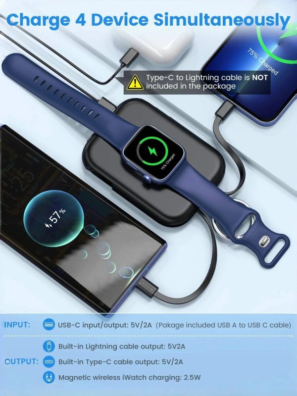 Portable Power Bank Apple Watch Wireless Charger Portable Power Bank Apple Watch Wireless Charger