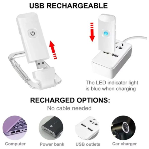 Portable Rechargeable Book Lamp Portable Rechargeable Book Lamp