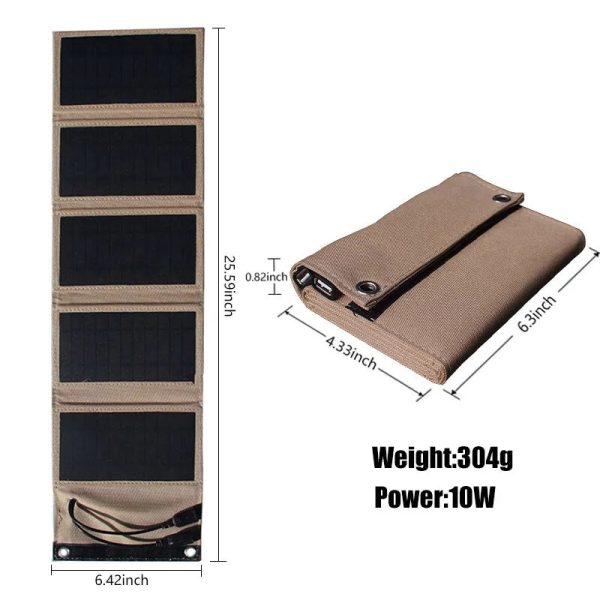 Portable Solar Panel Usb Power Bank