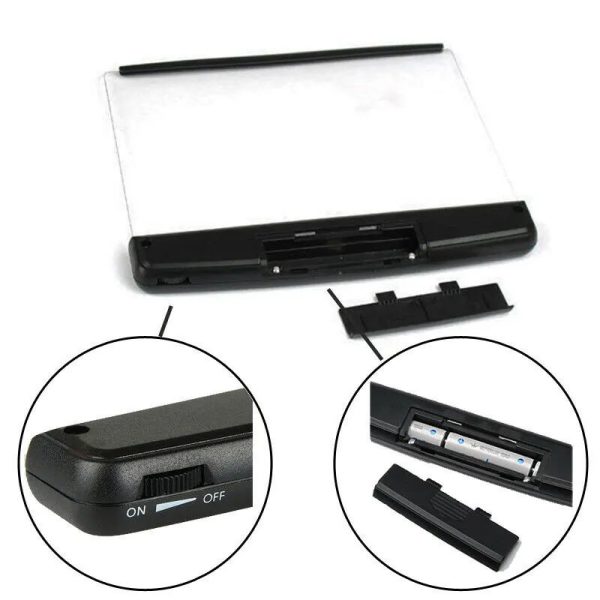Portable Ultra-thin Flat Plate Panel Reading Light Portable Ultra-thin Flat Plate Panel Reading Light