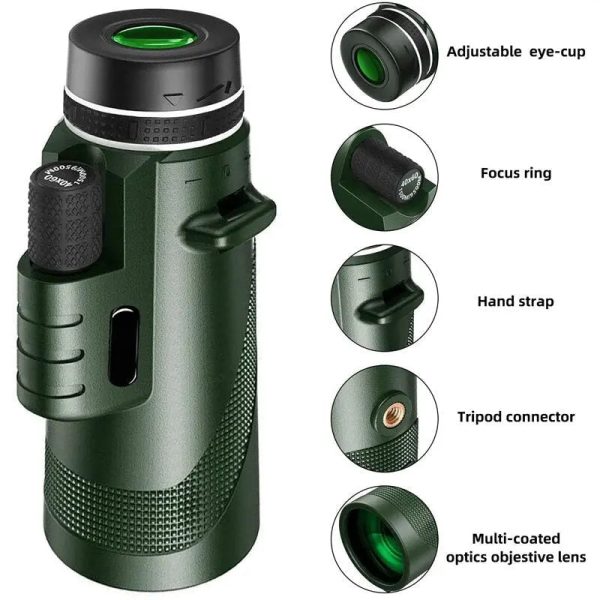 Portable Zoom Hd Telescope: Long Distance Mini Power