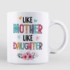 Posing Doll Mom And Daughter In House Background Personalized Mug Posing Doll Mom And Daughter In House Background Personalized Mug