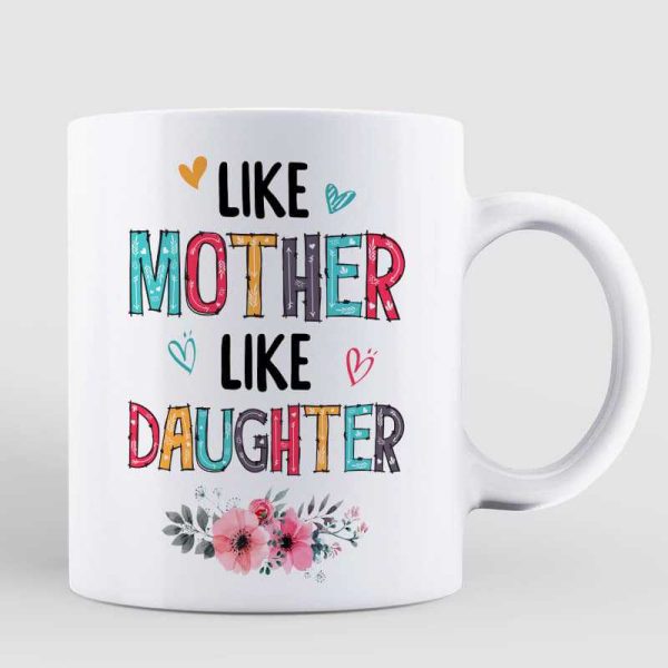 Posing Doll Mom And Daughter In House Background Personalized Mug Posing Doll Mom And Daughter In House Background Personalized Mug