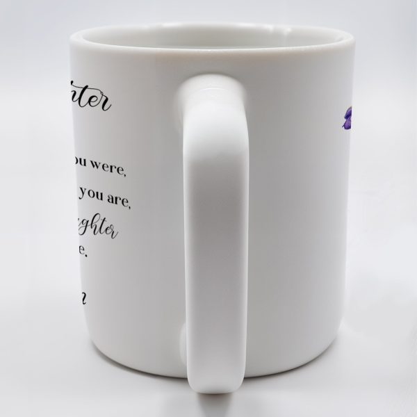 Precious Daughter Special Woman Love Mom Pansy Design - Personalized Custom Coffee Mug - DAU048_MG Precious Daughter Special Woman Love Mom Pansy Design - Personalized Custom Coffee Mug - DAU048_MG
