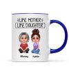 Pretty Doll Like Mother Like Daughter Personalized Mug
