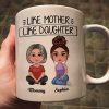 Pretty Doll Like Mother Like Daughter Personalized Mug