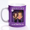 Pretty Girl Best Friends Purple Toy Box Style - Personalized Mug - Gift For Besties