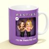 Pretty Girl Best Friends Purple Toy Box Style - Personalized Mug - Gift For Besties